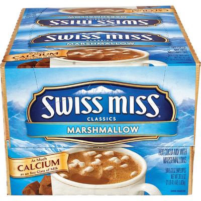 Swiss Miss 47492 Hot Cocoa Mix, 0.73 oz. Packets, 50/BX, Marshmallow - Box of 50