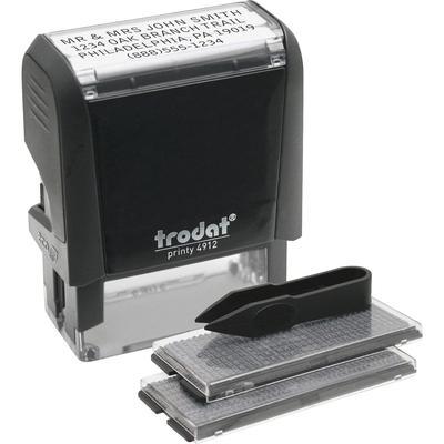 Trodat 5915 Do-it-Yourself Stamp - Date Stamp, 0.75" x 1.88", 10000 Impressions, Black