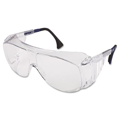 Uvex Safety S0112 Ultra-spec® 2001 OTG Eyewear, Clear Lens, Anti-Scratch, Hard Coat, Clear Frame