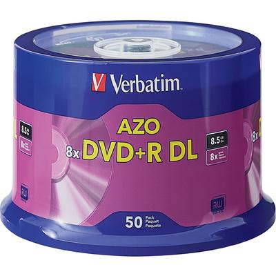 Verbatim 97000 50PK DVD+R DL 8.5GB 8X BRANDED