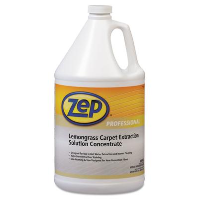Zep Inc. 1041398EA Carpet Extraction Cleaner, Lemongrass, 1gal Bottle ZPP1041398EA