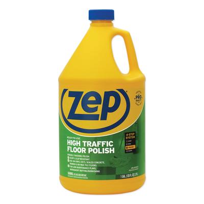 Zep Inc. ZUHTFF128CT High Traffic Floor Polish, 1 gal, 4/Carton - Case of 4 ZPEZUHTFF128CT