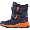 Outdoorwinterstiefel KAPPA, Gr. 31, blau (navy, orange), Synthetik, mehrfarbig, sportlich, Schuhe, - aus der Kappa Expedition Serie