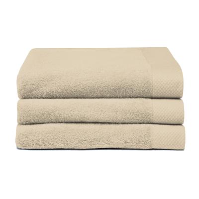 Handtuch SEAHORSE "Seahorse Pure", beige (hellbeige), B:60cm L:110cm, Frottiervelours, Obermaterial: 100% Baumwolle, Handtücher (Packung), 100% superweiche Frotteebaumwolle Image