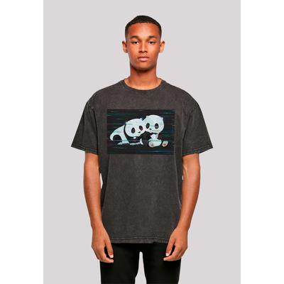 T-Shirt F4NT4STIC "Tao Tao Retro", Herren, Gr. 4XL, schwarz, Obermaterial: 100% Baumwolle, casual, oversize, Rundhals, Kurzarm ohne Bündchen, Shirts, Retro, Heroes of Childhood, TV Serie Image