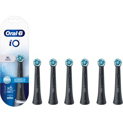 Aufsteckbürste ORAL-B "iO" Zahnbürstenköpfe Gr. 6 St., schwarz