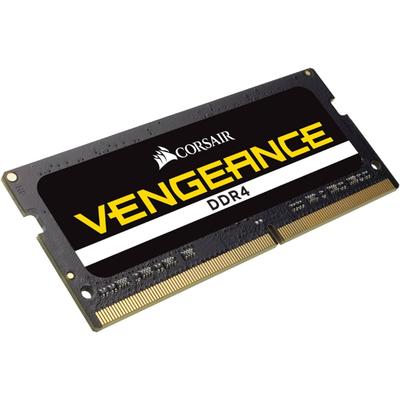 CORSAIR Laptop-Arbeitsspeicher "Vengeance 32 GB (2 x 16 GB) DDR4 SODIMM 2400 MHz CL16", schwarz, 32 GB Kit (2x 16 GB), 2400 MHz, Arbeitsspeicher