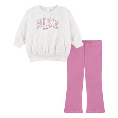 Sweatanzug NIKE SPORTSWEAR, Kinder, Gr. 92 (24), bunt, Jersey, Obermaterial: 95% Baumwolle, 5% Elasthan, bedruckt, sportlich, Sportanzüge