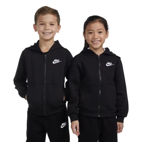 Kapuzensweatjacke NIKE SPORTSWEAR Gr. 122 (7), schwarz Kinder Sweatjacken