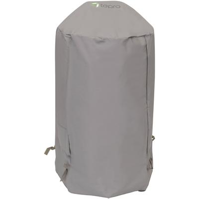Grill-Schutzhülle TEPRO, grau, B:57cm H:85cm L:57cm, Polyester, Planen, BxLxH: 57x57x85 cm, für Kugelgrill klein Image