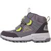 Winterboots KAPPA, Damen, Gr. 29, grau (grau, lime), Synthetik, sportlich, Schuhe, Snowboots, Winterstiefel, Winterschuhe, wasserdicht