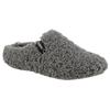 Pantoffel VERBENAS, Damen, Gr. 41, grau (dunkelgrau), Textil, klassisch, Schuhe Pantoffeln Plüsch Hausschuh Hausschuh, Hausschuh, Homeslipper, Clog in kuscheliger Optik
