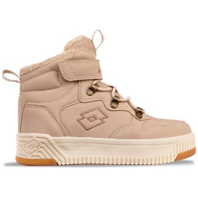 Winterboots LOTTO, Gr. 34, beige (beige, sanftes weiß), Synthetik, Kunstfaser, unifarben, sportlich, Schuhe, - mit kuscheligem Warmfutter Image