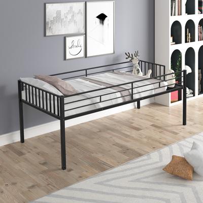 Metal Separatable Triple Bunk Bed Full Length Guardrail with Vent Board