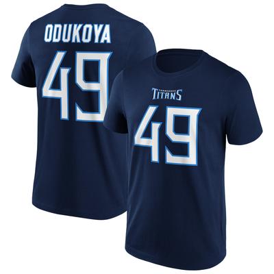 Tennessee Titans Name & Number Graphic T-Shirt - Odukoya 49 - Herren Image