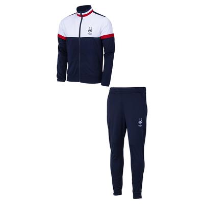 Frankreich-Farbblock-Trainingsanzug – Marineblau – Kinder Image