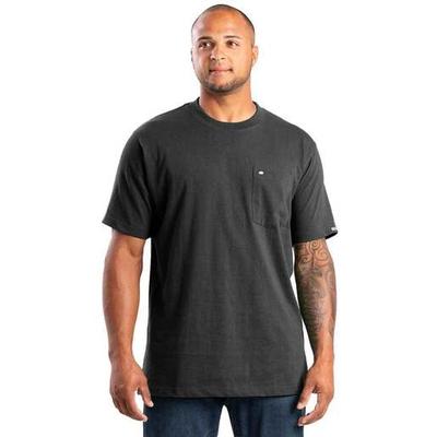 Berne Men's Highland Heavyweight Pocket Short-Sleeve Work Shirt - Pine L