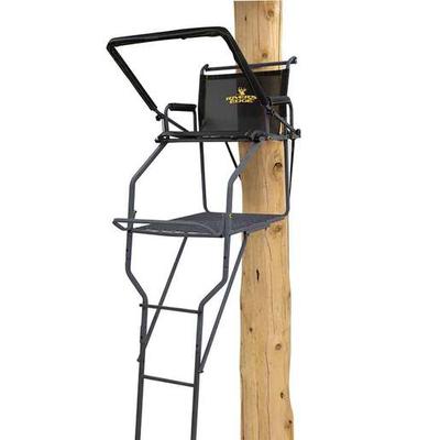 Rivers Edge Treestands Jumbo Jack Treestand Ladder - Black/Grey