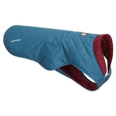 Ruffwear Stumptown Quilted Dog Coat - Metolius Blue Large