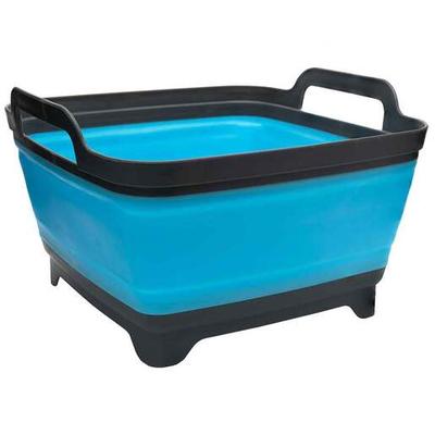 Survive Outdoors Longer Flat Pack Sink - Blue 10in x 10in x 2.17in