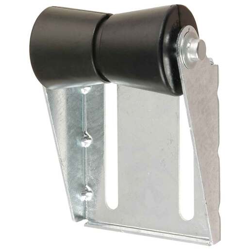 C.E. Smith Black Roller Panel Bracket Assembly - Galvanized Steel