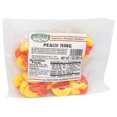 Sportsman's Warehouse Peach Ring Candy - 6 Servings