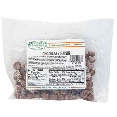 Sportsman's Warehouse Chocolate Raisin Candy