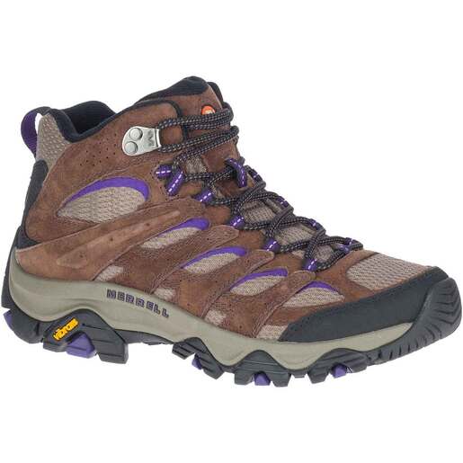 Merrell Women's Moab 3 Mid Hiking Boots - Bracken/Purple 7