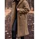 Per donna Giacca in pile Cappotto teddy Giacca con cappuccio Tenere al caldo Traspirante Bottoni Tasche In pile Informale Liscio Da mare Strada Da tutti i giorni Per uscire Monopetto Lungo Felpa