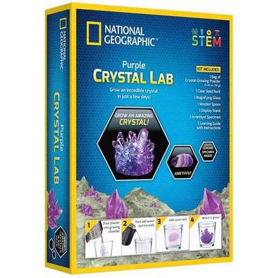National Geographic Purple Crystal Lab Kit - Purple