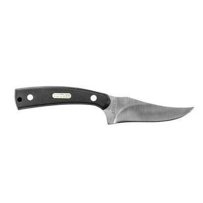 Old Timer Sharpfinger 3.3 inch Fixed Blade Knife - Black - Black