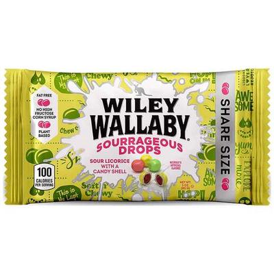 Wiley Wallaby Sourrageous Drops Candy - 1 Serving