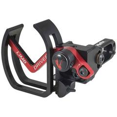 Vapor Trail Limb Driver Pro-V Full Containment Archery Rest - Black and Red - Black