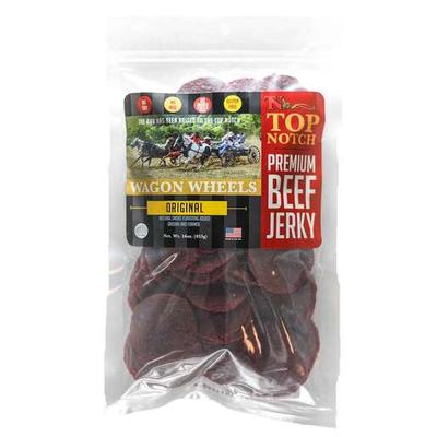 Top Notch Jerky Wagon Wheels - 16oz Bag
