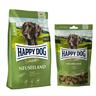 Happy Dog Kombi-Paket: Supreme Sensible 10 / 12,5 kg + 5 x 100 g Soft Snack - Sensible...