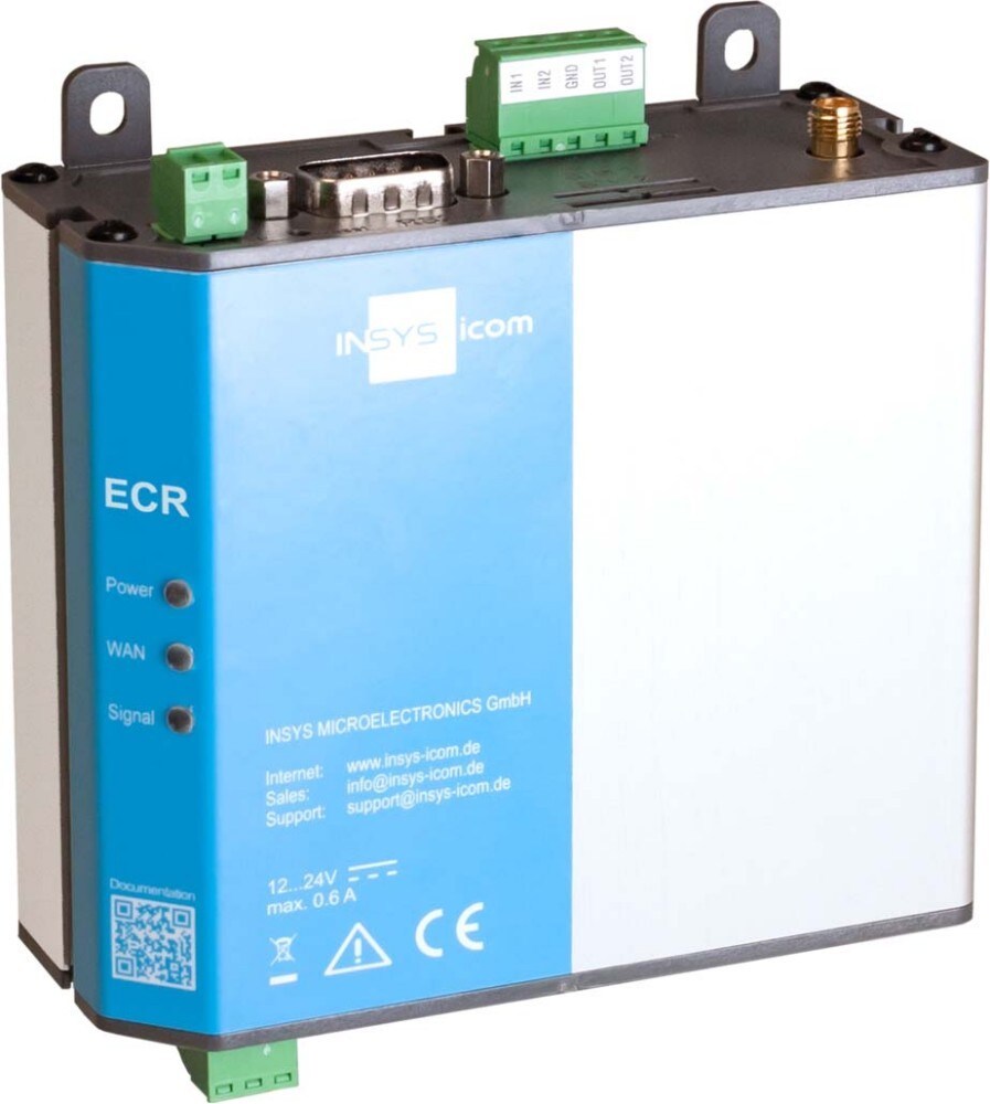 Insys LTE-/WLAN-Router 2xLAN ECR-LW300 10021494 Image