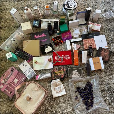 Gucci Accessories | Lot Of 62 Assorted Makeup Skincare And Jewelry Products.Dior, Surreal ,Gucci &Mk | Color: Gold/Pink | Size: Os