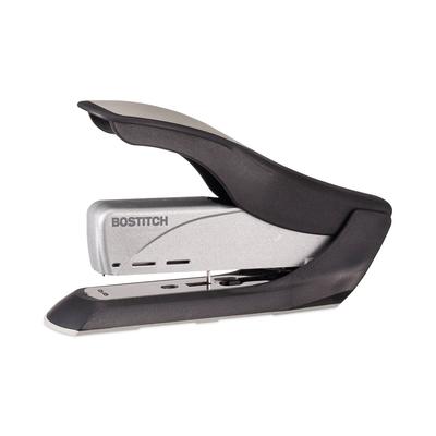Bostitch Spring-Powered Premium Heavy-Duty Stapler, 65-Sheet Capacity, Black/Silver (ACI1210)