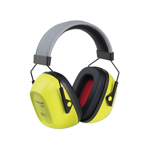 Honeywell VeriShield 100 Series Passive Earmuffs, VS130HV, 30 NRR, Hi-Viz Yellow (154-1035110-VS)