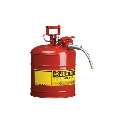 Justrite Type II AccuFlow Safety Can, Diesel, 5 gal, Yellow, 1