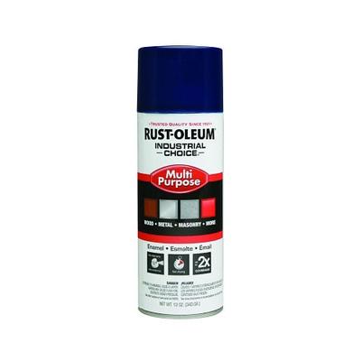 Rust-Oleum Industrial Choice 1600 System Enamel Aerosols, 12 oz, Regal Blue, High-Gloss (647-1622830V)