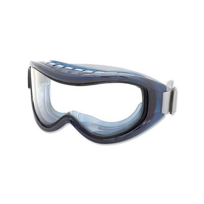 Sellstrom Odyssey II Series Chem Splash Dual-Lens Goggle, Clear Tint, Blue Fr, OTG, AF/HC (851-S80201)