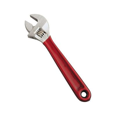 Stanley Bostitch Cushion Grip Adjustable Wrenches, 8 in Long, 1 1/8 in Opening, Chrome (577-708GB)