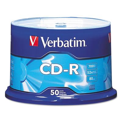 Verbatim 94691 50 x CD-R - 700 MB (80min) 52X - Spindle - Storage Media