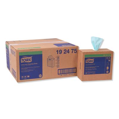 Tork Low-Lint Cleaning Cloth, 9 x 16.5, Turquois, 100/Box, 8 Boxes/Carton (TRK192475)
