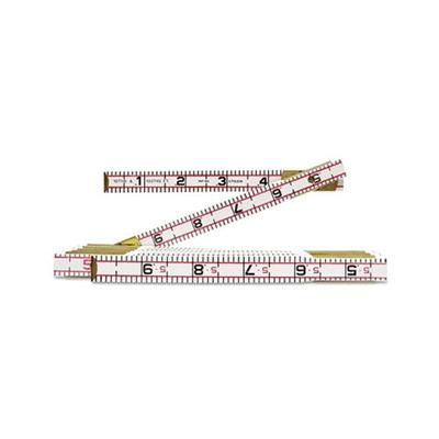 Vuzix Corporation Red End Engineers' Rulers, 6 ft, Wood (182-1066DN)