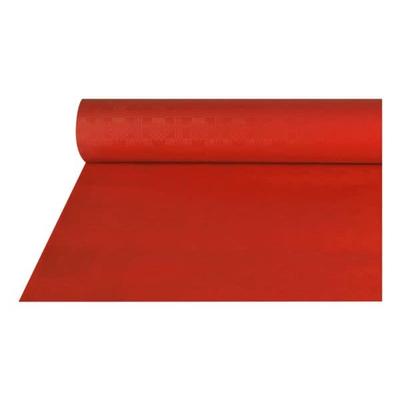 Papstar Papiertischtuch auf Rolle - 1x50 m rot
