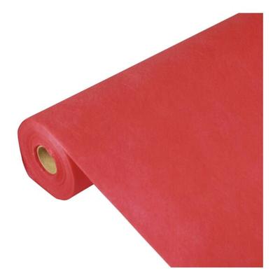 Papstar Tischdecke 90 cm cm auf 40m-Rolle rot, 90 cm