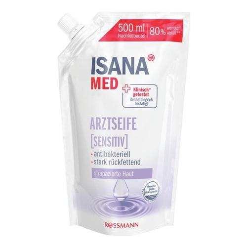 Arztseife »Sensitiv« 500 ml Nachfüllbeutel transparent, ISANA