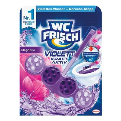 WC FRISCH WC-Duftspüler Violettspüler »Kraft Aktiv Magnolie« violett